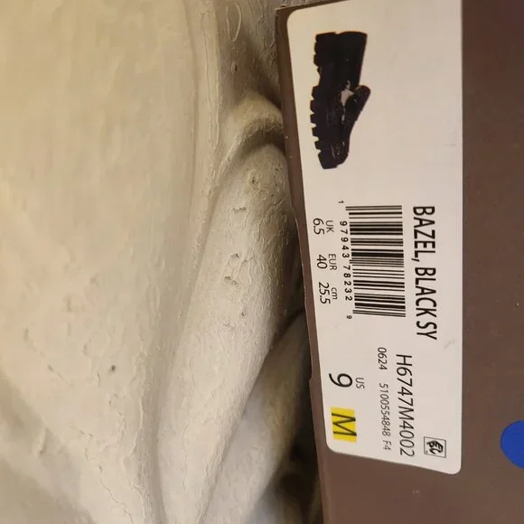 Franco Sarto Black Glitter Loafers - Picture 3 of 13